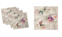 Ambesonne Butterfly Set of 4 Napkins, 12" x 12"